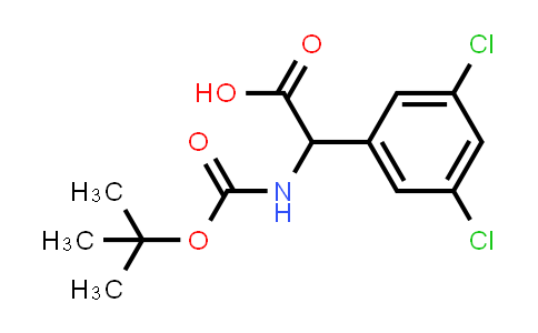 369403-30-5 | 2-((叔丁氧羰基)氨基)-2-(3,5-二氯苯基)乙酸