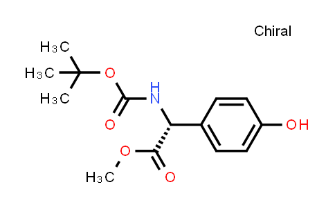141518-55-0 | Methyl (2R)-2-{[(tert-butoxy)carbonyl]amino}-2-(4-hydroxyphenyl)acetate