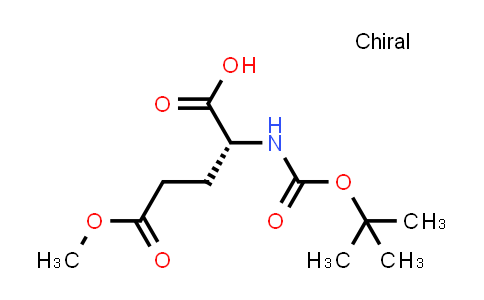 MC838313 | 76379-01-6 | (R)-2-((tert-Butoxycarbonyl)amino)-5-methoxy-5-oxopentanoic acid