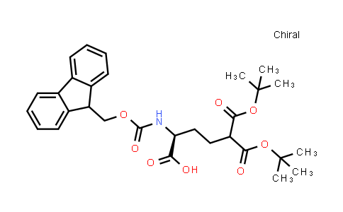 912354-06-4 | 2-((((9H-Fuoren-9-yl)methoxy)carbonyl)amino)-6-(tert-butoxy)-5-(tert-butoxycarbonyl)-6-oxohexanoic acid