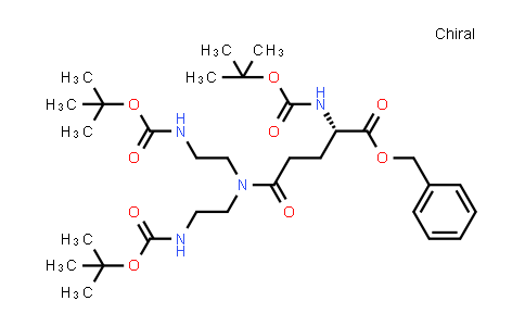 1226867-77-1 | N2-(叔丁氧基羰基)-N5,N5-双(2-((叔丁氧基羰基)氨基)乙基)-L-谷氨酸苄酯