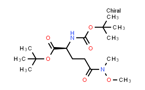 MC838375 | 197159-25-4 | L-谷氨酰胺,N2-[（1,1-二甲基乙氧基）羰基] -N-甲氧基-N-甲基-1,1-二甲基乙基酯