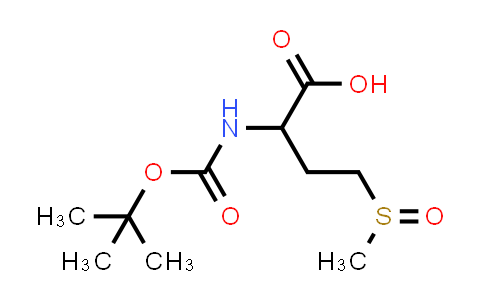 57496-45-4 | 2-((tert-Butoxycarbonyl)amino)-4-(methylsulfinyl)butanoic acid