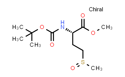 63701-09-7 | Methyl (2s)-2-((tert-butoxycarbonyl)amino)-4-(methylsulfinyl)butanoate