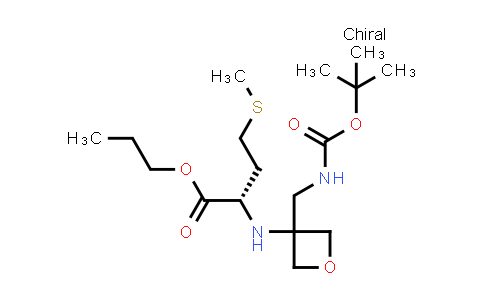 1620923-89-8 | Propyl (3-(((tert-butoxycarbonyl)amino)methyl)oxetan-3-yl)-L-methioninate