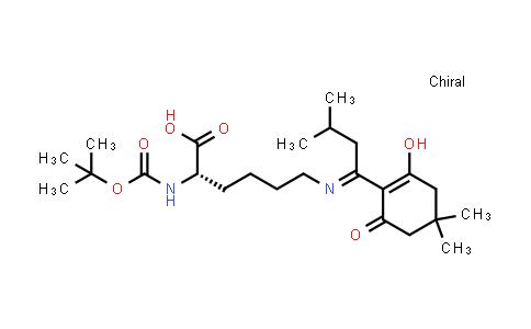 MC838661 | 862847-44-7 | N2-(叔丁氧羰基)-N6-(1-(2-羟基-4,4-二甲基-6-氧代环己烷-1-烯-1-基)-3-甲基丁亚基)-L-赖氨酸
