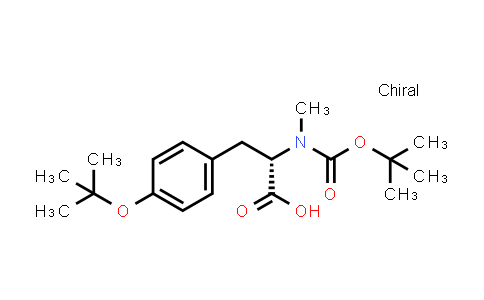 MC838673 | 66638-37-7 | (S)-3-(4-(tert-Butoxy)phenyl)-2-((tert-butoxycarbonyl)(methyl)amino)propanoic acid