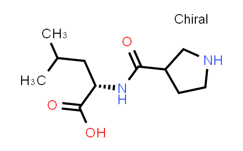 721966-51-4 | (Pyrrolidine-3-carbonyl)-L-leucine