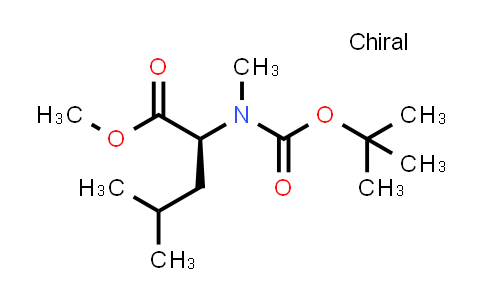 53363-90-9 | Methyl n-(tert-butoxycarbonyl)-n-methyl-l-leucinate