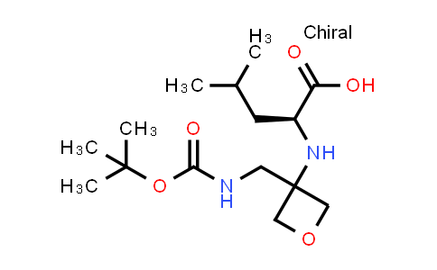 MC838796 | 2209830-33-9 | (3-(((Tert-butoxycarbonyl)amino)methyl)oxetan-3-yl)-L-leucine