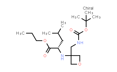 1620923-82-1 | Propyl (3-(((tert-butoxycarbonyl)amino)methyl)oxetan-3-yl)-L-leucinate