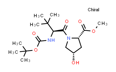 MC838820 | 817183-32-7 | (2S,4S)-1 -((S)-2 -((叔丁氧基羰基)氨基)-3,3-二甲基丁酰基)-4-羟基吡咯烷-2-羧酸甲酯