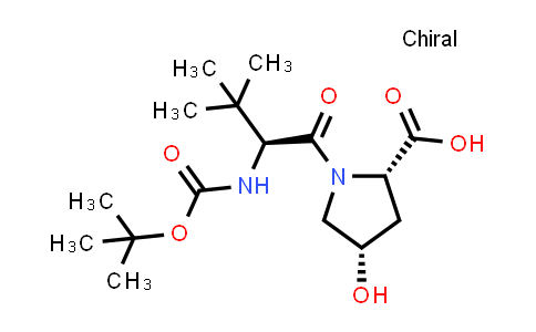 817183-33-8 | (2S,4S)-1-((S)-2-((叔丁氧基羰基)氨基)-3,3-二甲基丁酰基)-4-羟基吡咯烷-2-甲酸