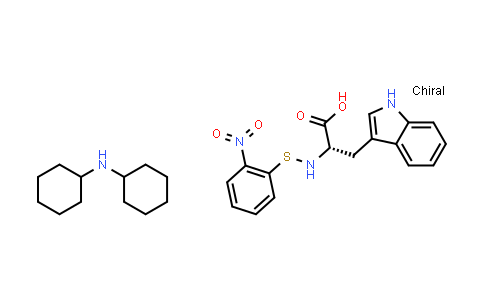 MC838839 | 7675-55-0 | N-(2-硝基苯硫基)-L-色氨酸(二环己基铵)盐