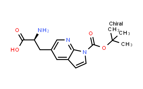 MC838883 | 2387563-72-4 | (S)-2-amino-3-(1-(tert-butoxycarbonyl)-1H-pyrrolo[2,3-b]pyridin-5-yl)propanoic acid