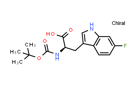 320581-69-9 | (R)-2-((叔丁氧基羰基)氨基)-3-(6-氟-1H-吲哚-3-基)丙酸