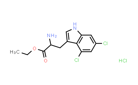 2007908-46-3 | 2-氨基-3-(4,6-二氯-1H-吲哚-3-基)丙酸乙酯盐酸盐
