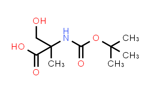 89500-39-0 | 2-((tert-Butoxycarbonyl)amino)-3-hydroxy-2-methylpropanoic acid