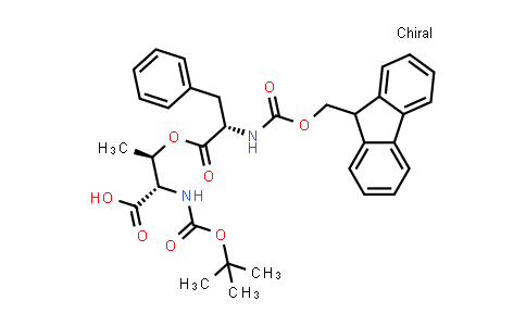 944283-40-3 | O-((((9H-fluoren-9-yl)methoxy)carbonyl)-L-phenylalanyl)-N-(tert-butoxycarbonyl)-L-threonine