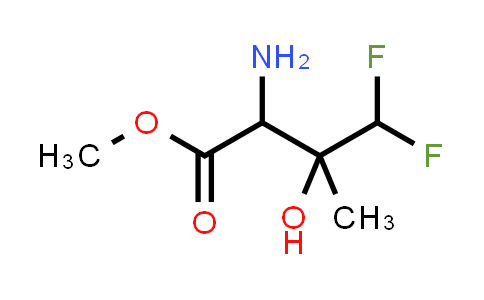 DY839072 | 1822350-04-8 | 2-氨基-4,4-二氟-3-羟基-3-甲基丁酸甲酯