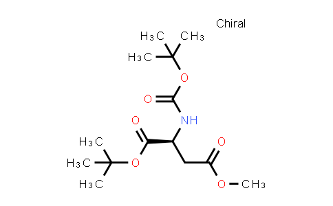34582-31-5 | 1-(tert-Butyl) 4-methyl (tert-butoxycarbonyl)-l-aspartate