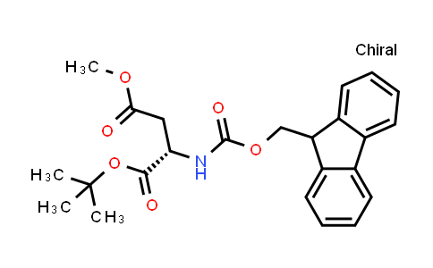 858034-72-7 | 1-(叔丁基)4-甲基(((9H-芴-9-基)甲氧基)羰基)-L-天冬氨酸