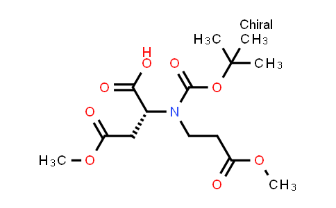 725260-59-3 | (R)-2-((tert-Butoxycarbonyl)(3-methoxy-3-oxopropyl)amino)-4-methoxy-4-oxobutanoic acid