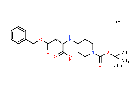 MC839211 | 959584-22-6 | (S)-4-(benzyloxy)-2-((1-(tert-butoxycarbonyl)piperidin-4-yl)amino)-4-oxobutanoic acid