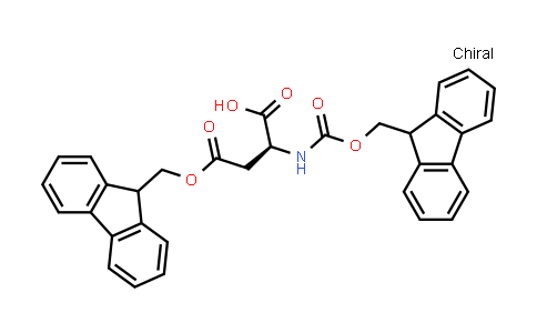 MC839217 | 608512-85-2 | (S)-4-((9H-fluoren-9-yl)methoxy)-2-((((9H-fluoren-9-yl)methoxy)carbonyl)amino)-4-oxobutanoic acid