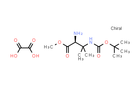 MC839317 | 1486510-12-6 | Methyl (S)-2-amino-3-((tert-butoxycarbonyl)amino)-3-methylbutanoate oxalate