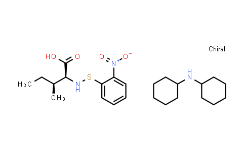 MC839392 | 10382-52-2 | N-2-硝基苯亚磺酰基-L-异亮氨酸双环己铵盐