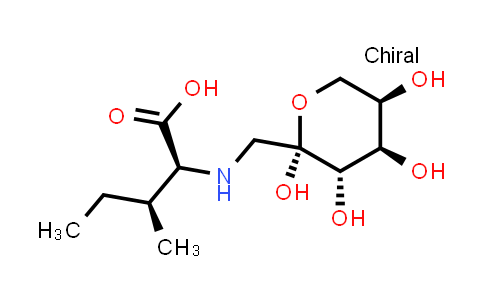 87304-79-8 | (2S,3S)-3-Methyl-2-((((2R,3S,4R,5R)-2,3,4,5-tetrahydroxytetrahydro-2H-pyran-2-yl)methyl)amino)pentanoic acid