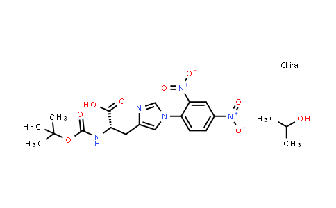 1260247-63-9 | N-(叔丁氧羰基)-1-(2,4-二硝基苯基)-L-组氨酸异丙醇络合物