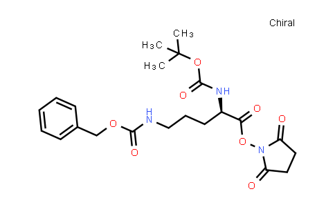57225-26-0 | 2,5-Dioxopyrrolidin-1-yl (r)-5-(((benzyloxy)carbonyl)amino)-2-((tert-butoxycarbonyl)amino)pentanoate