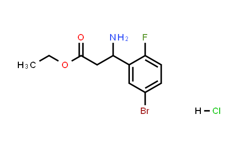 MC839548 | 502842-16-2 | 3-氨基-3-(5-溴-2-氟苯基)丙酸乙酯盐酸盐