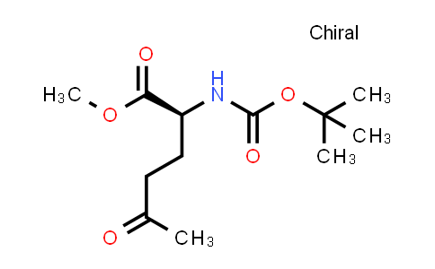 1228032-16-3 | Methyl (S)-2-((tert-butoxycarbonyl)amino)-5-oxohexanoate