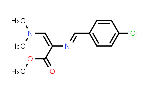 76862-13-0 | Methyl (2E)-2-[(E)-[(4-chlorophenyl)methylidene]amino]-3-(dimethylamino)prop-2-enoate