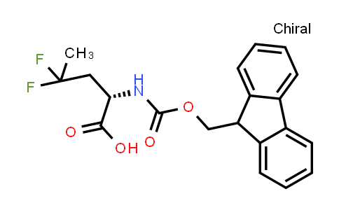 CAS No. 1234323-60-4, (S)-Fmoc-2-Amino-4,4-Difluoropentanoic?Acid