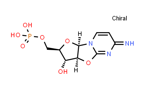 39679-56-6 | ((2R,3R,3aS,9aR)-3-hydroxy-6-imino-2,3,3a,9a-tetrahydro-6H-furo[2',3':4,5]oxazolo[3,2-a]pyrimidin-2-yl)methyl dihydrogen phosphate
