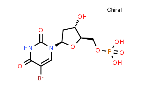 MC839643 | 6666-38-2 | ((2R,3S,5R)-5-(5-bromo-2,4-dioxo-3,4-dihydropyrimidin-1(2H)-yl)-3-hydroxytetrahydrofuran-2-yl)methyl dihydrogen phosphate