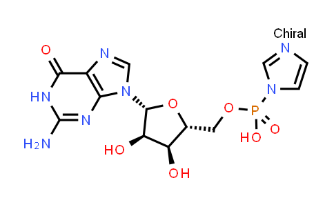 69281-33-0 | ((2R,3S,4R,5R)-5-(2-amino-6-oxo-1,6-dihydro-9H-purin-9-yl)-3,4-dihydroxytetrahydrofuran-2-yl)methyl hydrogen (1H-imidazol-1-yl)phosphonate