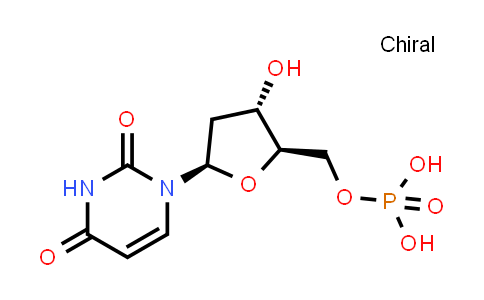MC839647 | 964-26-1 | ((2R,3S,5R)-5-(2,4-dioxo-3,4-dihydropyrimidin-1(2H)-yl)-3-hydroxytetrahydrofuran-2-yl)methyl dihydrogen phosphate