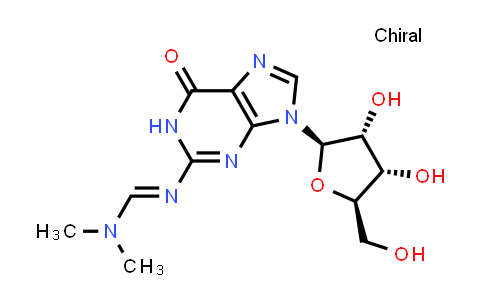 1055407-32-3 | (E)-N'-(9-((2R,3R,4S,5R)-3,4-Dihydroxy-5-(hydroxymethyl)tetrahydrofuran-2-yl)-6-oxo-6,9-dihydro-3H-purin-2-yl)-N,N-dimethylformimidamide