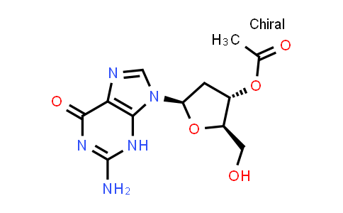 51549-58-7 | (2R,3S,5R)-5-(2-Amino-6-oxo-3,6-dihydro-9H-purin-9-yl)-2-(hydroxymethyl)tetrahydrofuran-3-yl acetate