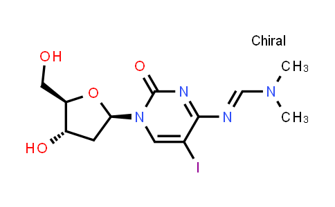 717876-93-2 | N'-(1-((2R,4S,5R)-4-Hydroxy-5-(hydroxymethyl)tetrahydrofuran-2-yl)-5-iodo-2-oxo-1,2-dihydropyrimidin-4-yl)-N,N-dimethylformimidamide