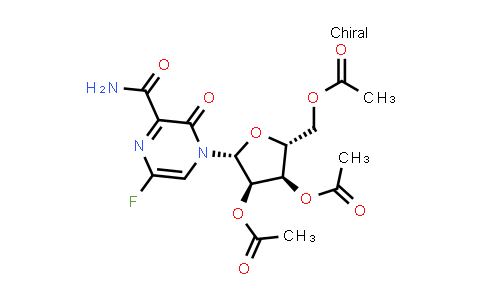 499785-96-5 | (2R,3R,4R,5R)-2-(Acetoxymethyl)-5-(3-carbamoyl-5-fluoro-2-oxopyrazin-1(2H)-yl)tetrahydrofuran-3,4-diyl diacetate