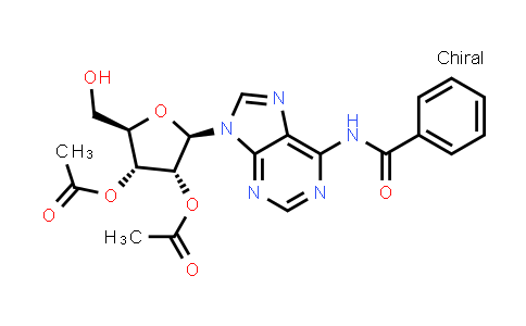 MC839708 | 69293-36-3 | (2R,3R,4R,5R)-2-(6-苯甲酰胺-9H-嘌呤-9-基)-5-(羟甲基)四氢呋喃-3,4-基二乙酸酯