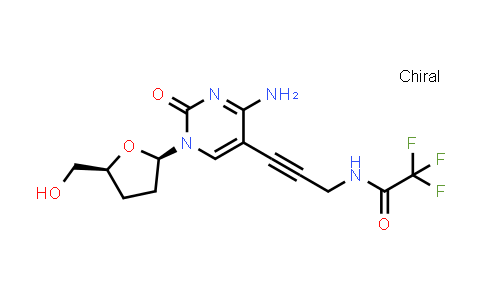DY839717 | 114748-58-2 | N-(3-(4-Amino-1-((2R,5S)-5-(hydroxymethyl)tetrahydrofuran-2-yl)-2-oxo-1,2-dihydropyrimidin-5-yl)prop-2-yn-1-yl)-2,2,2-trifluoroacetamide
