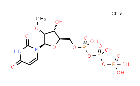 CAS No. 143028-99-3, ((2R,3R,4R,5R)-5-(2,4-Dioxo-3,4-dihydropyrimidin-1(2H)-yl)-3-hydroxy-4-methoxytetrahydrofuran-2-yl)methyl tetrahydrogen triphosphate