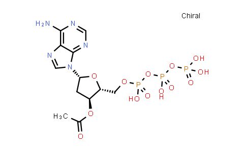 DY839766 | 28120-63-0 | (2R,3S,5R)-5-(6-Amino-9H-purin-9-yl)-2-(((hydroxy((hydroxy(phosphonooxy)phosphoryl)oxy)phosphoryl)oxy)methyl)tetrahydrofuran-3-yl acetate